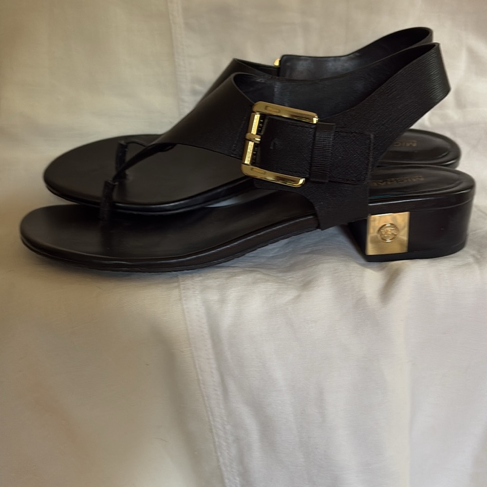 Women’s Michael Kors Black Leather Sandals
